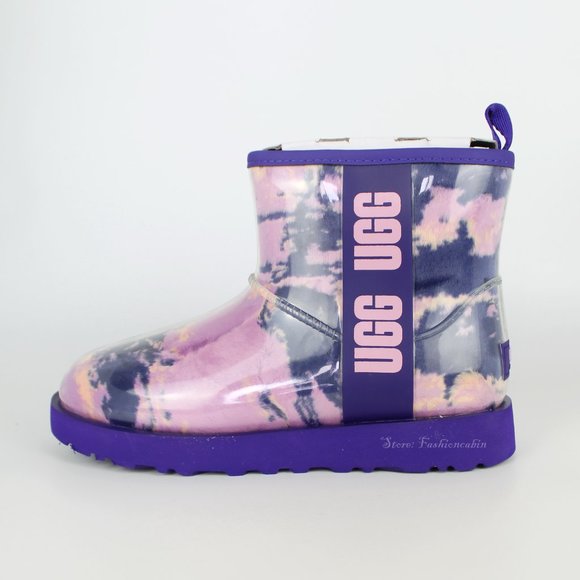 NEW UGG Classic Clear Mini Marble Boot– Waterproof Winter Fashion - Picture 3 of 11
